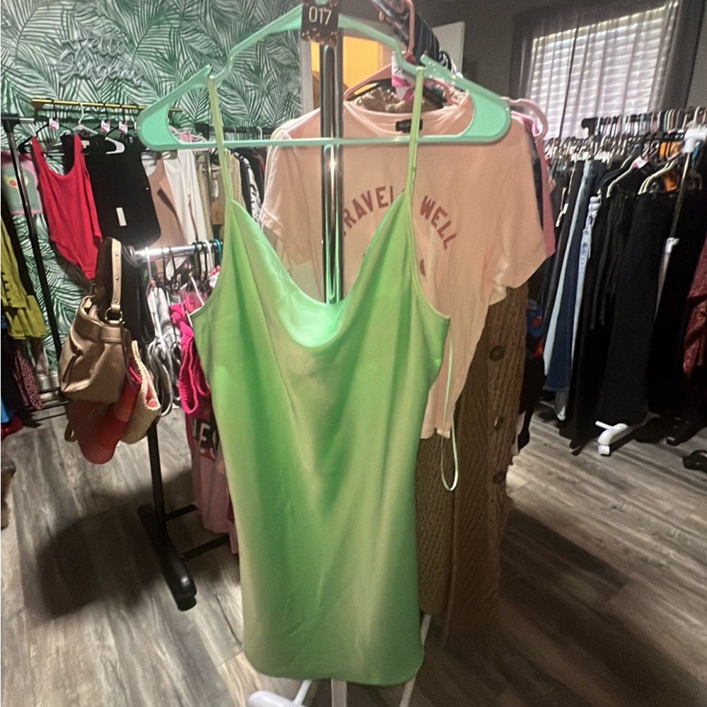 COTTON ON Santorini satin strappy mini dress